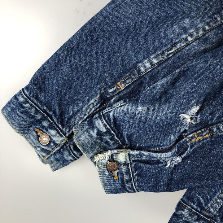 90'S Levi's denim jacket, denim jacket, men's size L, vintage unclear blue type Vintage Second Hand