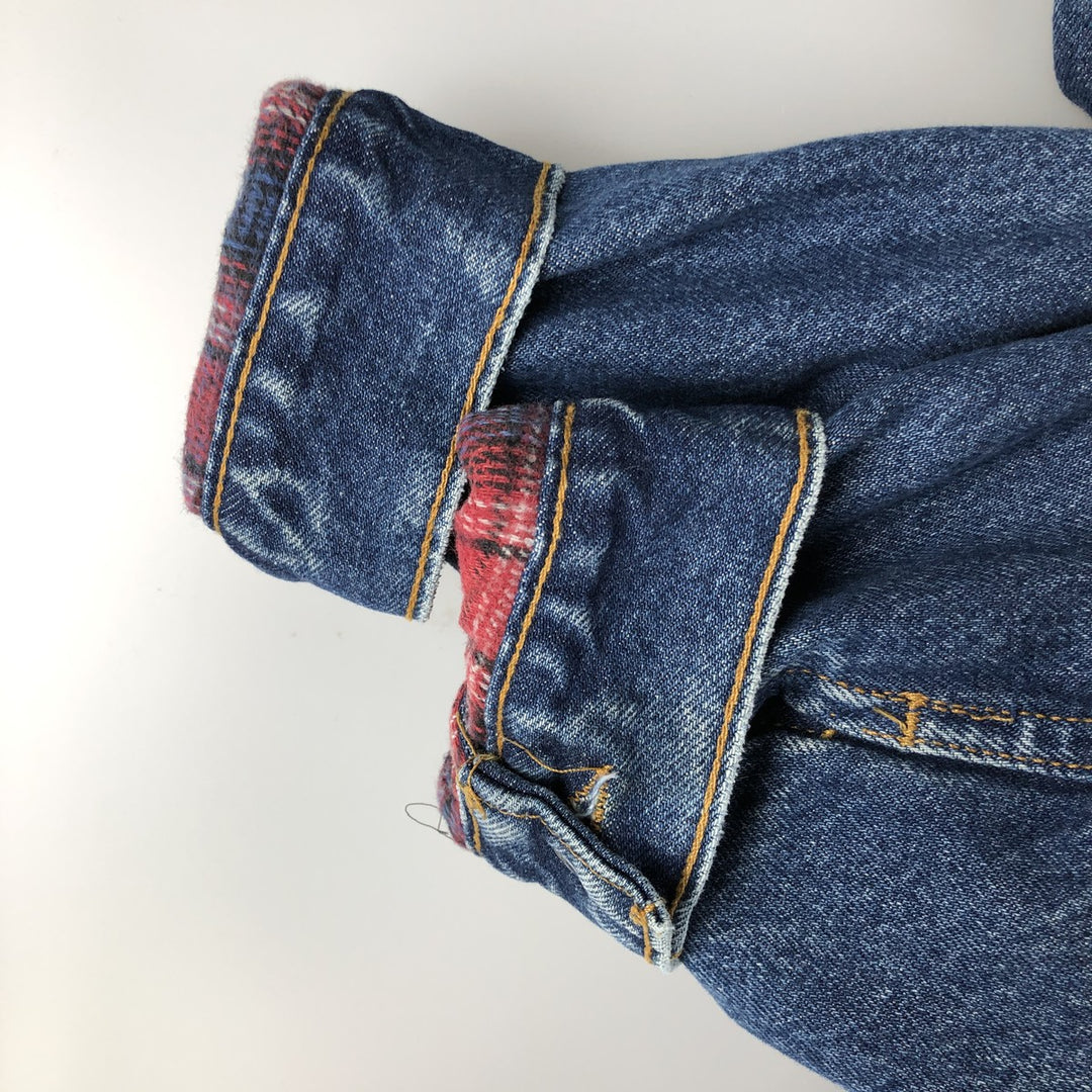 90'S Levi's denim jacket, denim jacket, men's size L, vintage unclear blue type Vintage Second Hand