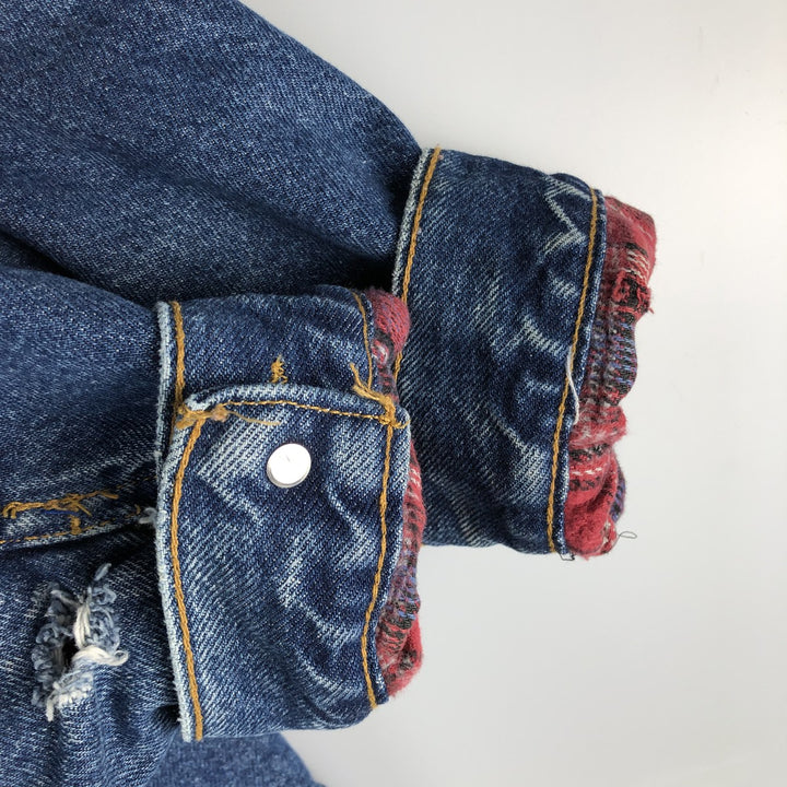 90'S Levi's denim jacket, denim jacket, men's size L, vintage unclear blue type Vintage Second Hand