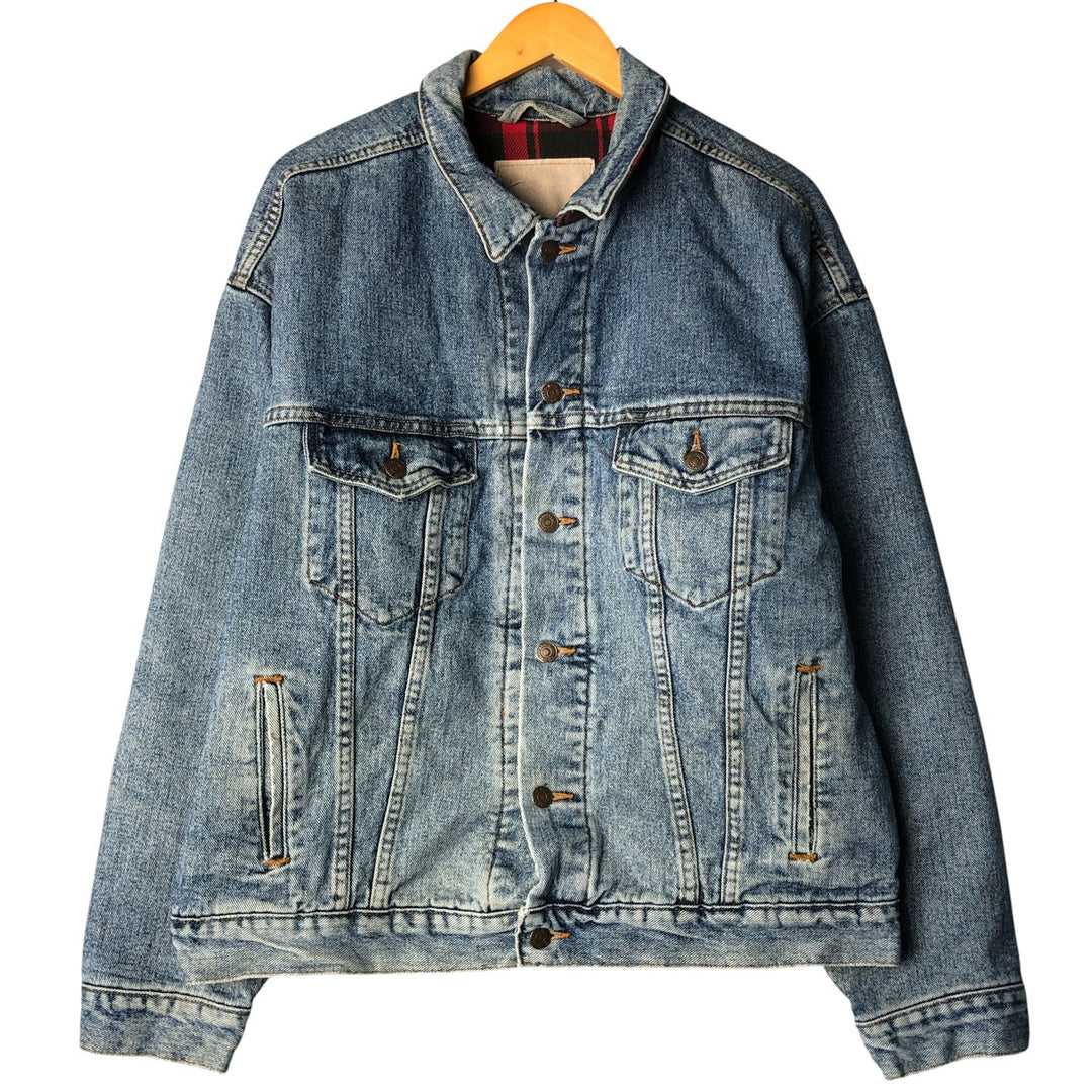 Levi's denim jacket, denim jacket, men's size XL unclear blue type Vintage Second Hand