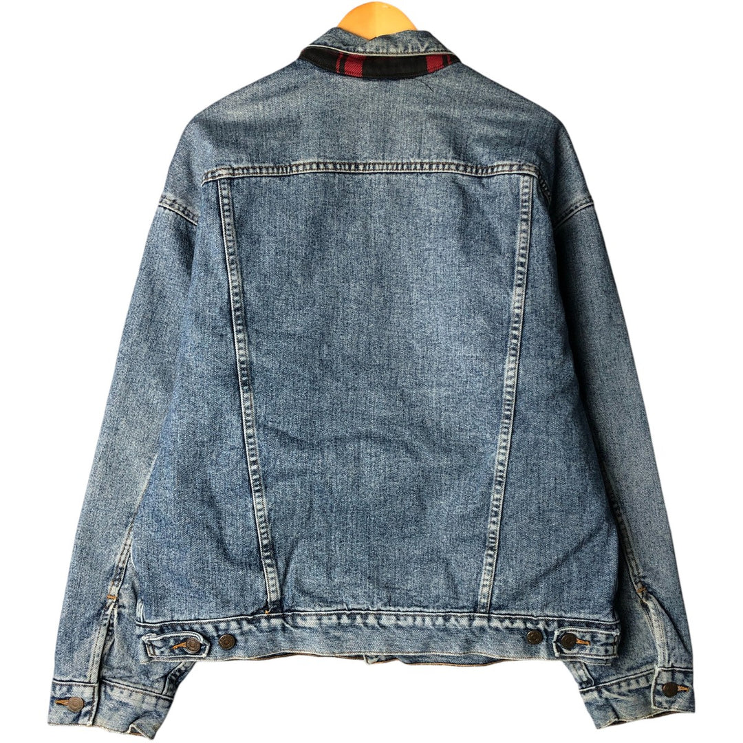 Levi's denim jacket, denim jacket, men's size XL unclear blue type Vintage Second Hand