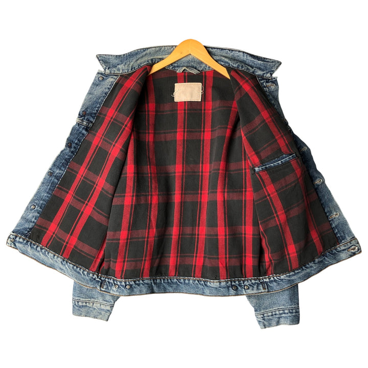 Levi's denim jacket, denim jacket, men's size XL unclear blue type Vintage Second Hand