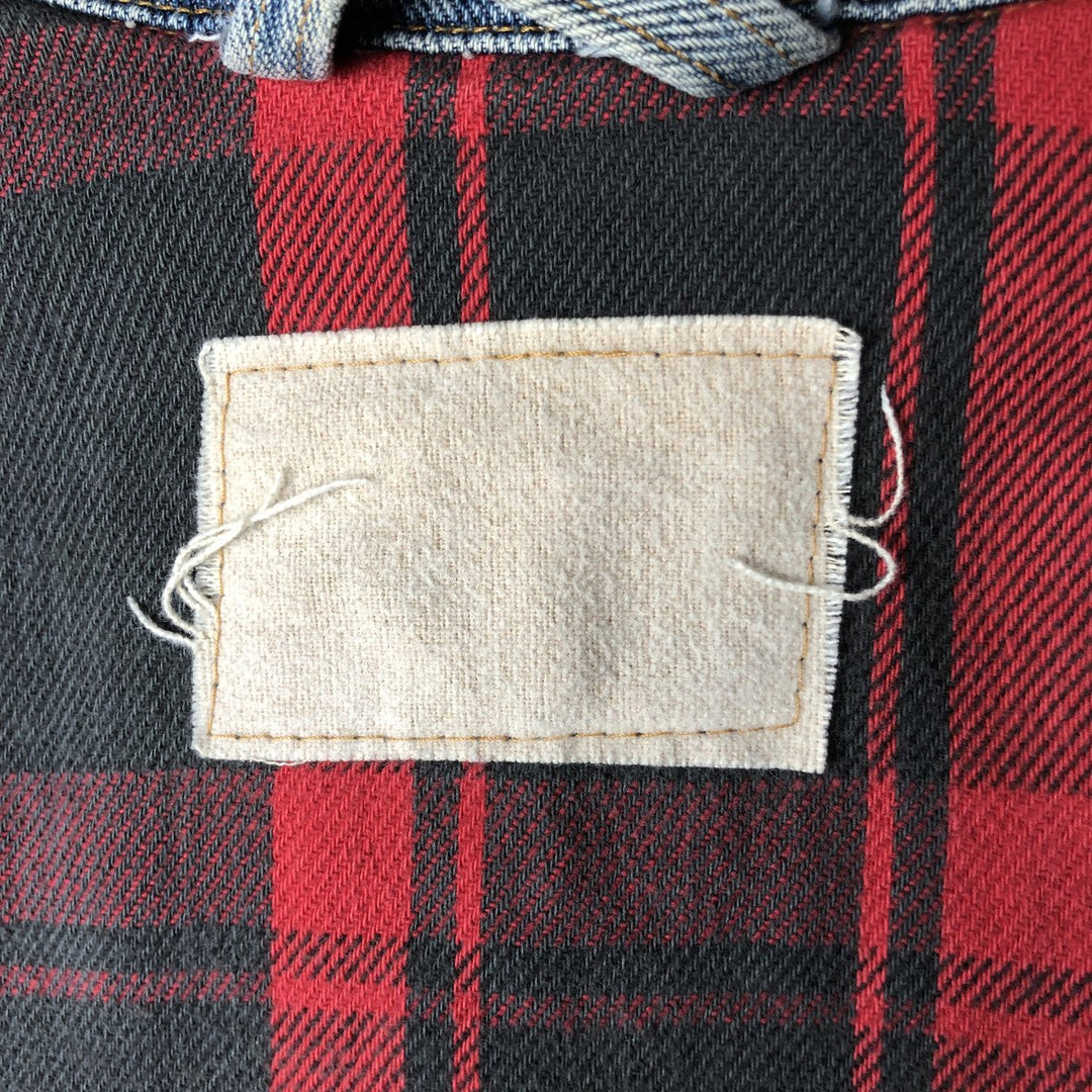 Levi's denim jacket, denim jacket, men's size XL unclear blue type Vintage Second Hand