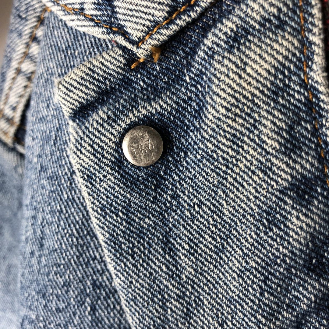 Levi's denim jacket, denim jacket, men's size XL unclear blue type Vintage Second Hand