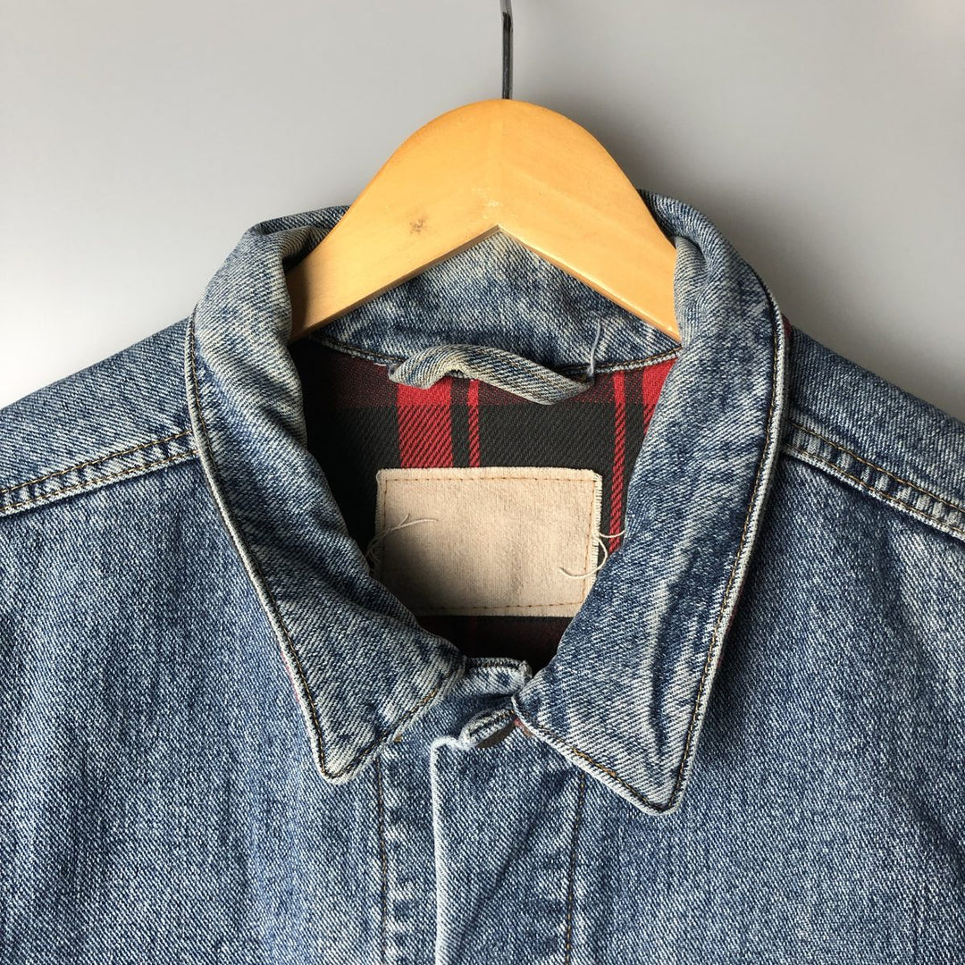Levi's denim jacket, denim jacket, men's size XL unclear blue type Vintage Second Hand