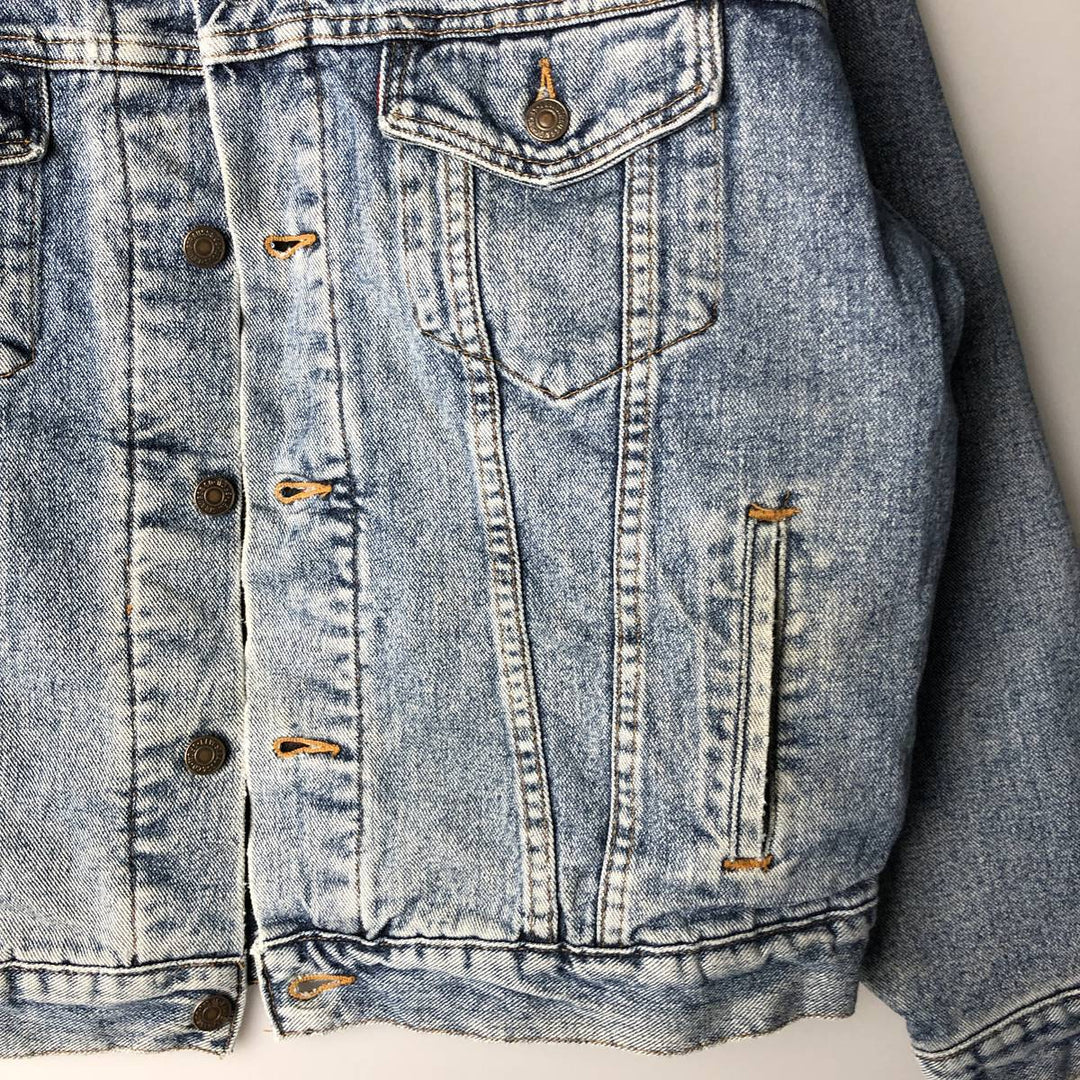 Levi's denim jacket, denim jacket, men's size XL unclear blue type Vintage Second Hand
