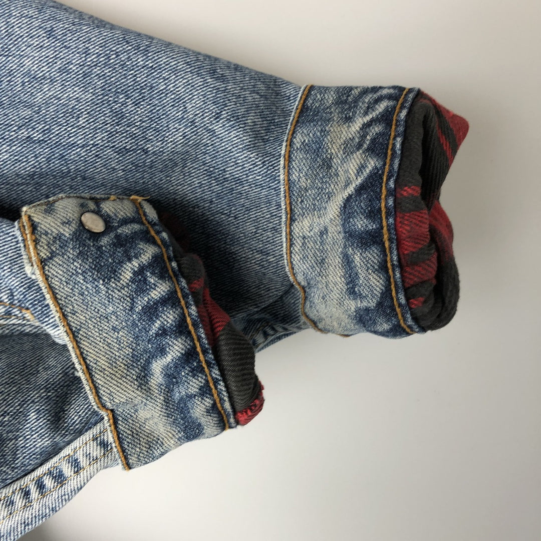 Levi's denim jacket, denim jacket, men's size XL unclear blue type Vintage Second Hand