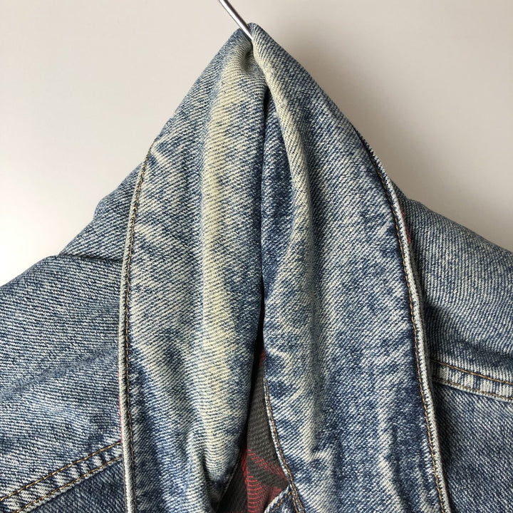 Levi's denim jacket, denim jacket, men's size XL unclear blue type Vintage Second Hand