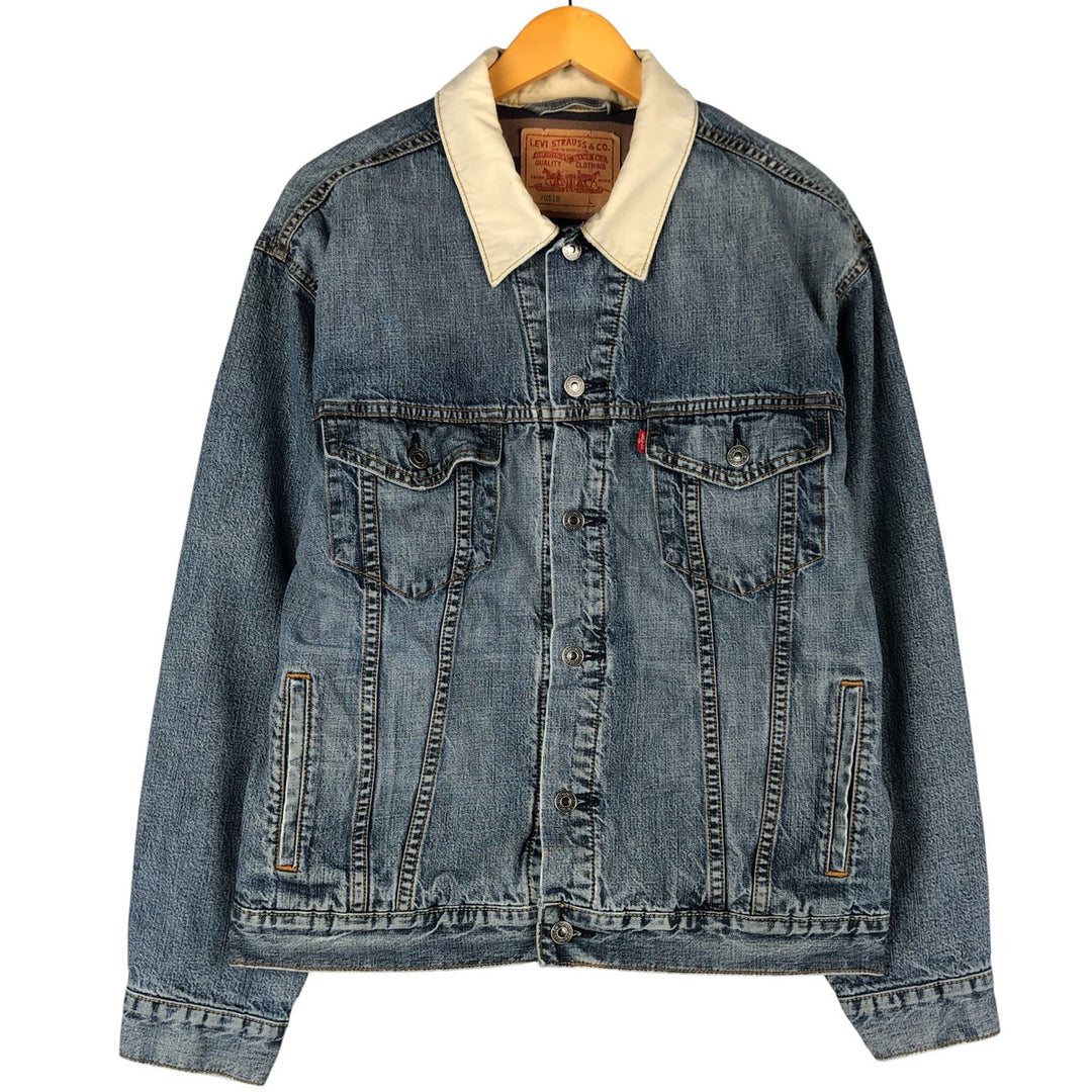Levi's 70518 Denim Jacket, Men's Size L unclear blue type Vintage Second Hand