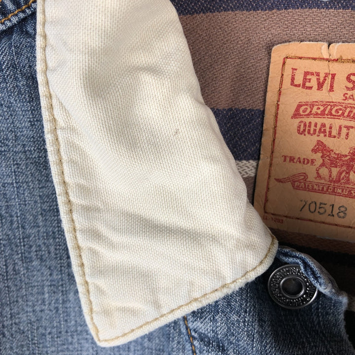 Levi's 70518 Denim Jacket, Men's Size L unclear blue type Vintage Second Hand