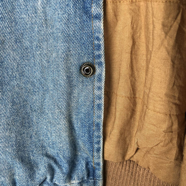 ARIZONA JEAN COMPANY Padded Denim Blouson, Men's Size L cotton blue type Vintage Second Hand