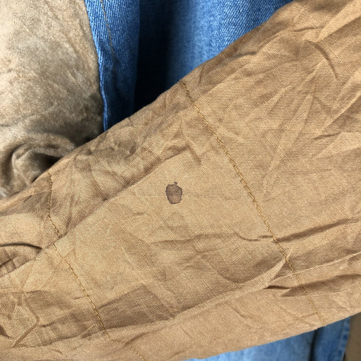 ARIZONA JEAN COMPANY Padded Denim Blouson, Men's Size L cotton blue type Vintage Second Hand