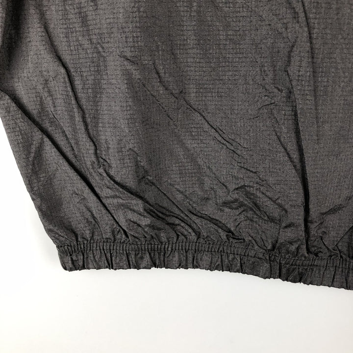 90'S Reebok Ripstop Half-Button Nylon Pullover, Men's Size L, Vintage Nylon black type Vintage Second Hand