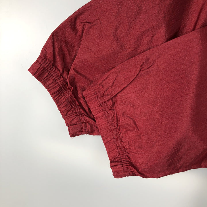 90'S Reebok Ripstop Half-Button Nylon Pullover, Men's Size L, Vintage Nylon black type Vintage Second Hand