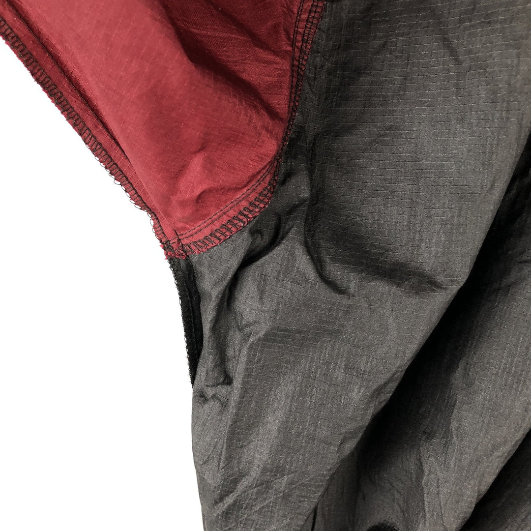 90'S Reebok Ripstop Half-Button Nylon Pullover, Men's Size L, Vintage Nylon black type Vintage Second Hand