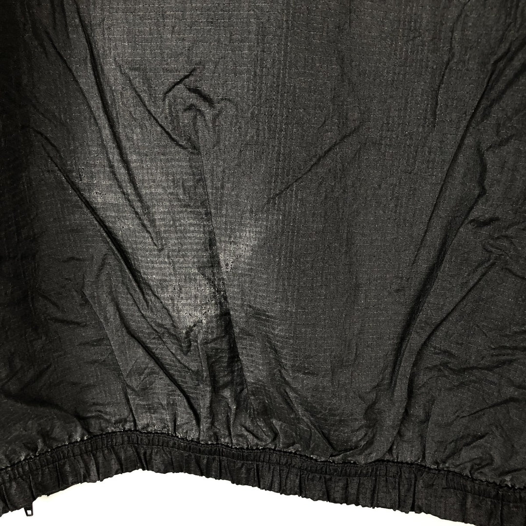 90'S Reebok Ripstop Half-Button Nylon Pullover, Men's Size L, Vintage Nylon black type Vintage Second Hand