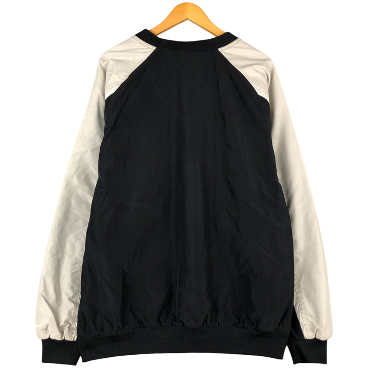 Nike Golf V-Neck Warm-Up Pullover, Men's XL polyester black type Vintage Second Hand