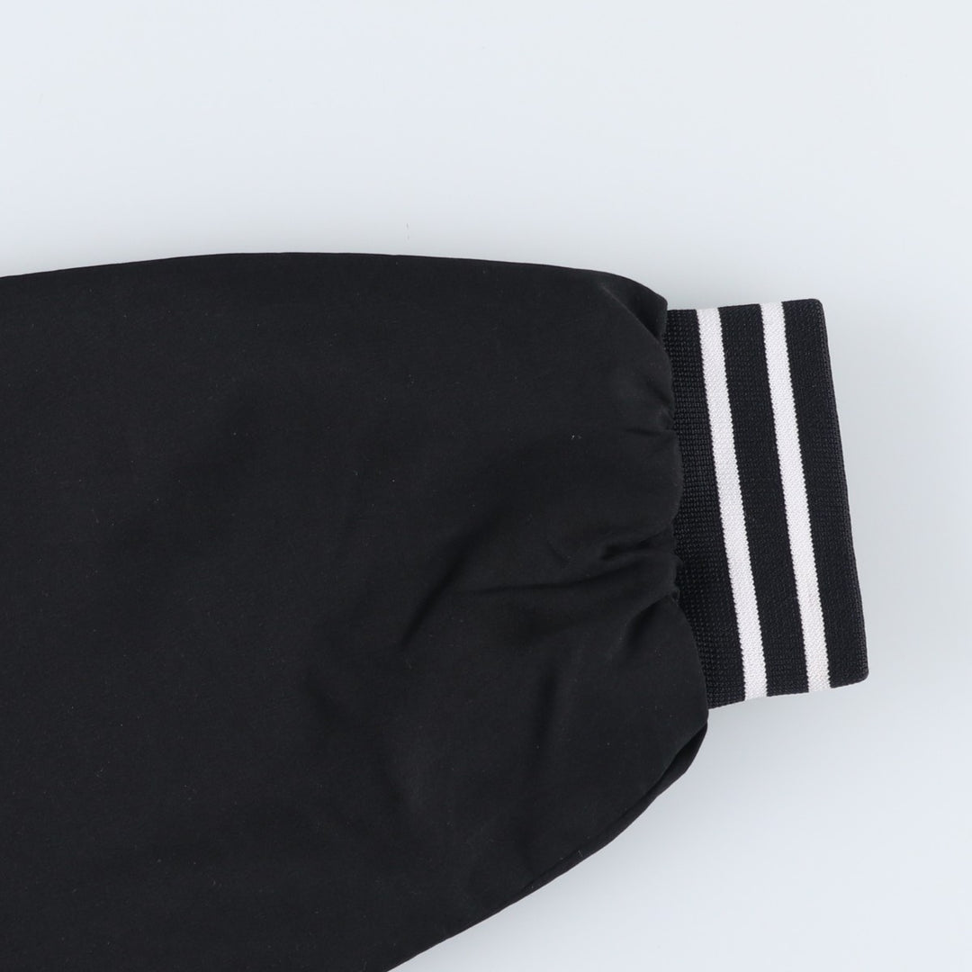 2000s~ Reebok V-neck nylon pullover, men's XL polyester black type Vintage Second Hand