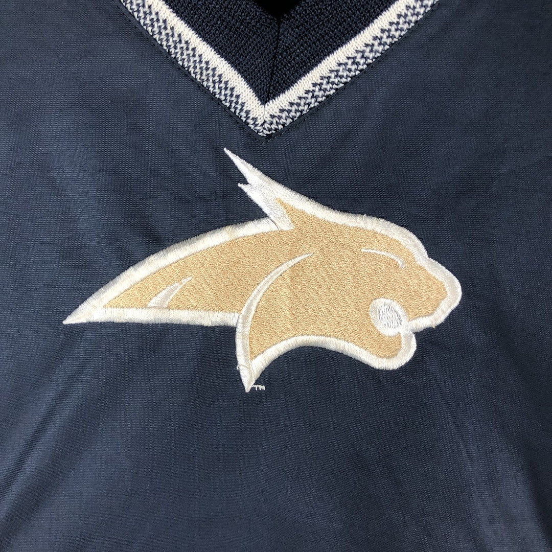 Nike Golf CLIMA-FIT V-Neck Warm-Up Pullover, Men's XL polyester navy blue type Vintage Second Hand