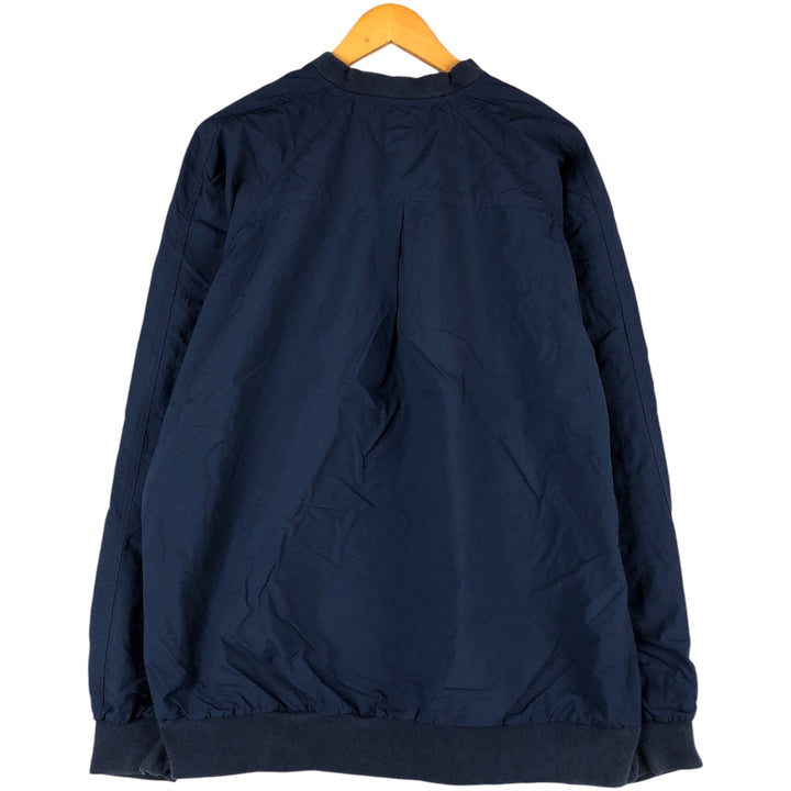 90s-00'S Nike Golf Half-Button Nylon Pullover, Men's Size L Nylon navy blue type Vintage Second Hand