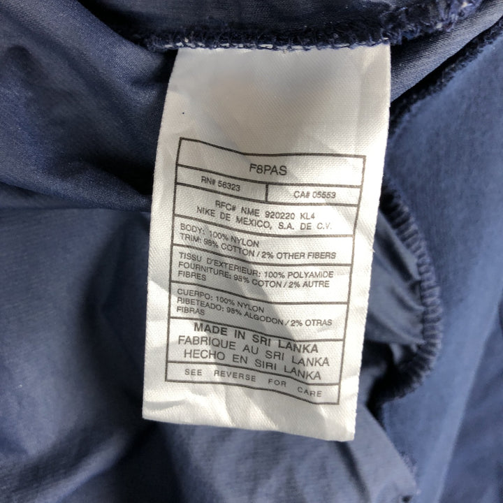 90s-00'S Nike Golf Half-Button Nylon Pullover, Men's Size L Nylon navy blue type Vintage Second Hand