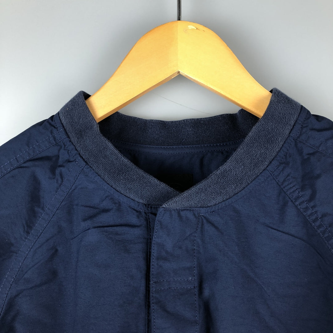 90s-00'S Nike Golf Half-Button Nylon Pullover, Men's Size L Nylon navy blue type Vintage Second Hand