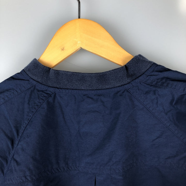 90s-00'S Nike Golf Half-Button Nylon Pullover, Men's Size L Nylon navy blue type Vintage Second Hand