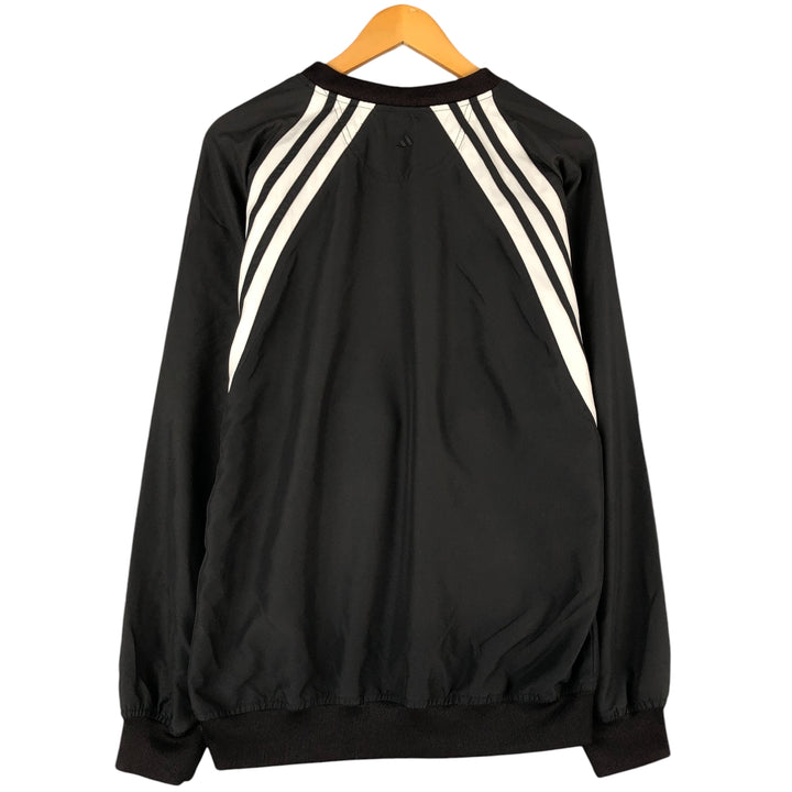 Vintage 90'S adidas Golf V-neck warm-up pullover, size M, men's polyester black type Vintage Second Hand