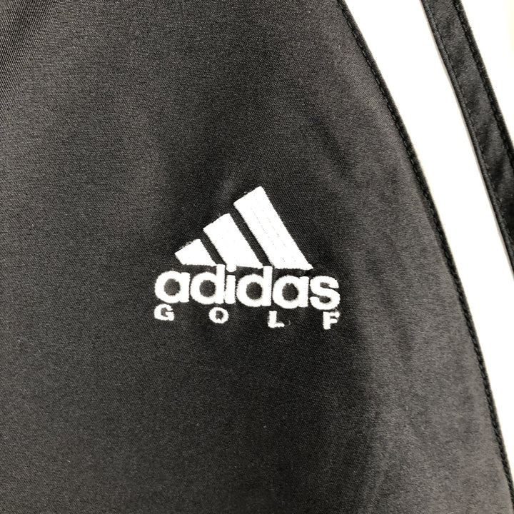 Vintage 90'S adidas Golf V-neck warm-up pullover, size M, men's polyester black type Vintage Second Hand