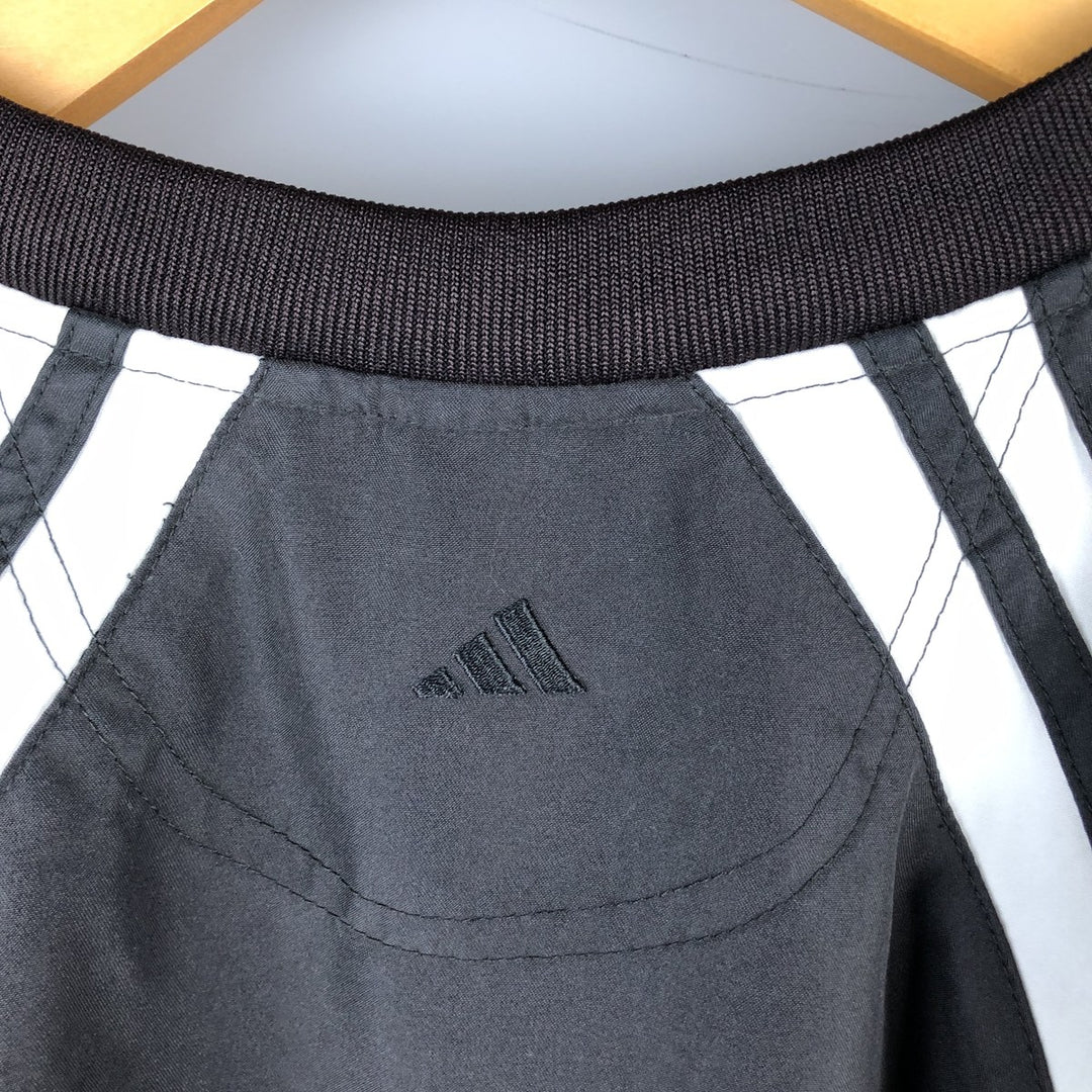 Vintage 90'S adidas Golf V-neck warm-up pullover, size M, men's polyester black type Vintage Second Hand