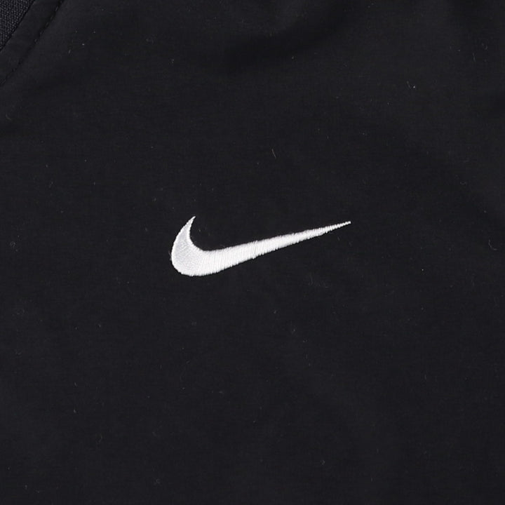 90'S Nike Golf V-neck warm-up pullover, men's size M polyester black type Vintage Second Hand