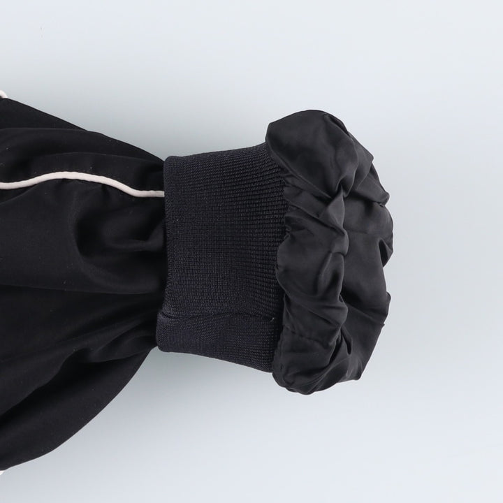 90'S Nike Golf V-neck warm-up pullover, men's size M polyester black type Vintage Second Hand