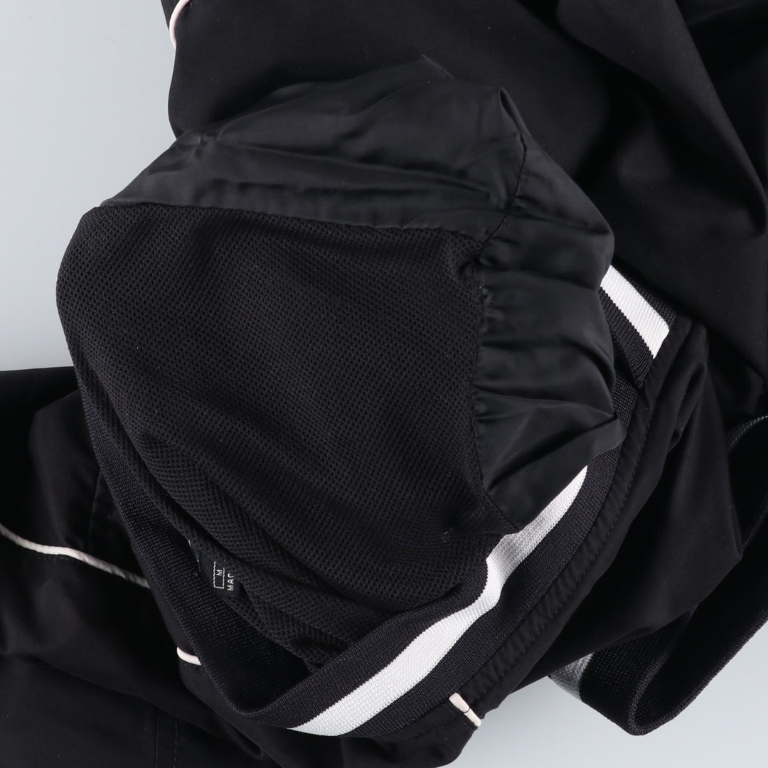 90'S Nike Golf V-neck warm-up pullover, men's size M polyester black type Vintage Second Hand