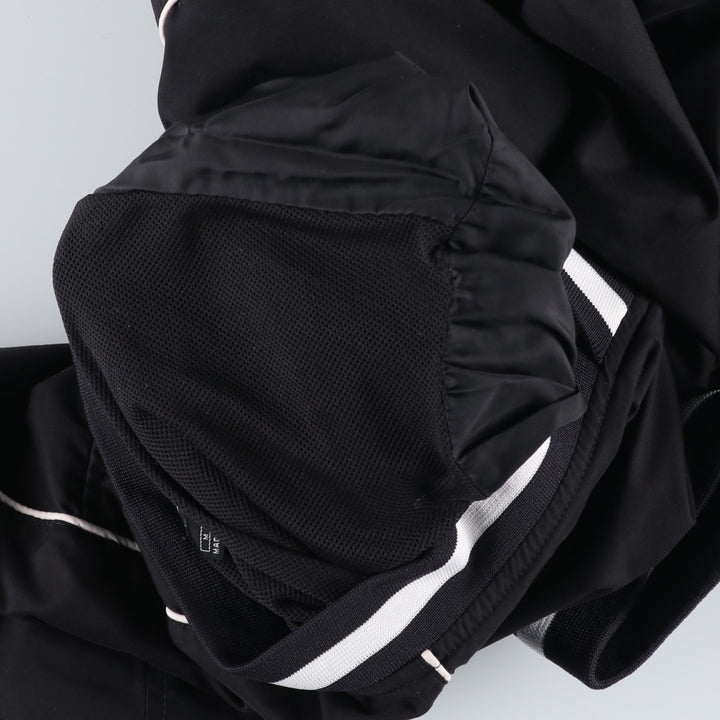 90'S Nike Golf V-neck warm-up pullover, men's size M polyester black type Vintage Second Hand