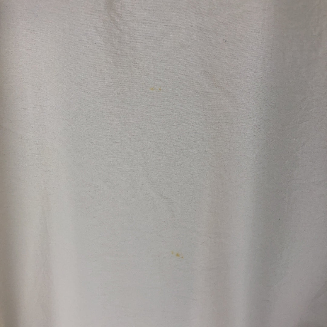 Vintage 80s-90'S Adidas V-neck nylon pullover, men's size L Nylon pale white type Vintage Second Hand