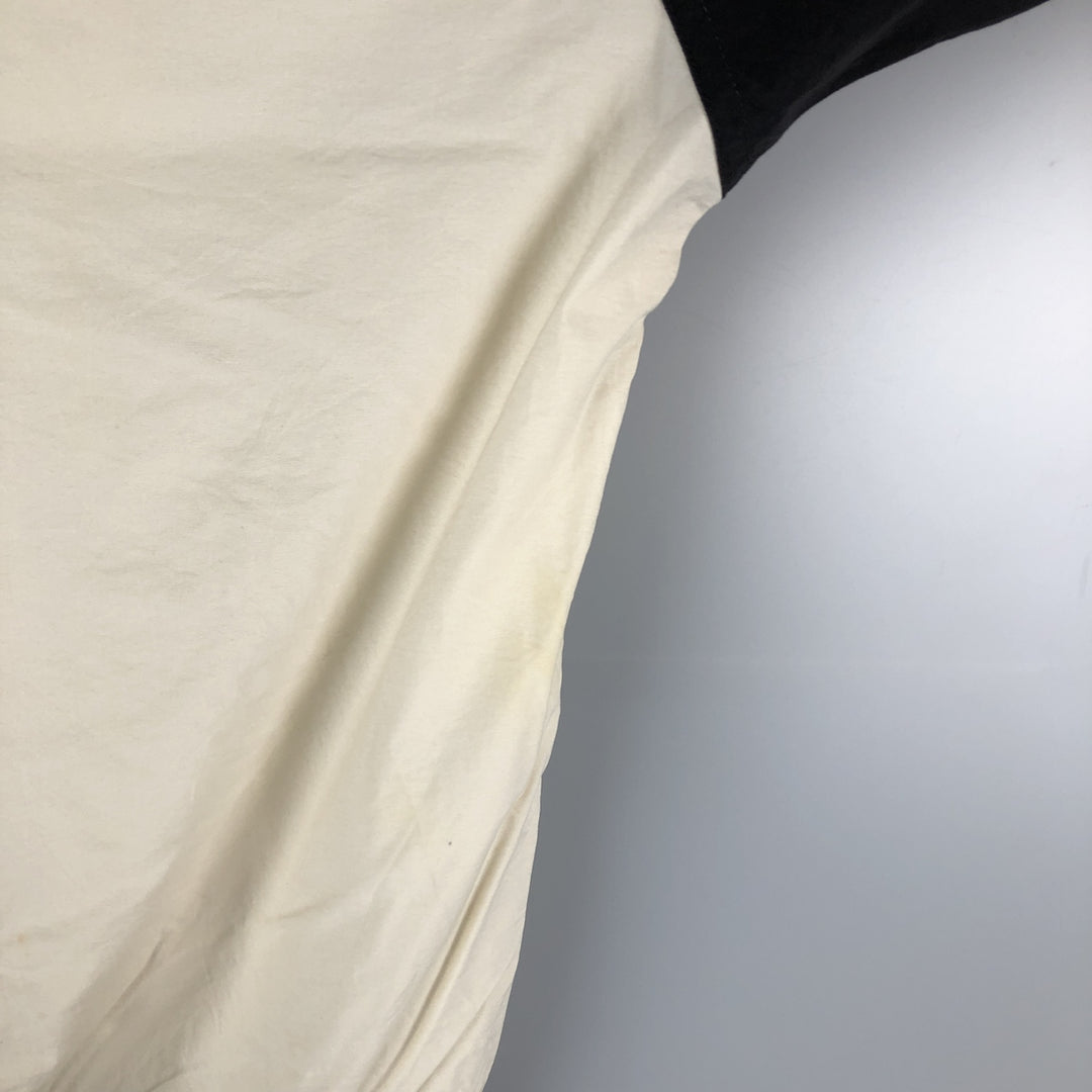 Vintage 80s-90'S Adidas V-neck nylon pullover, men's size L Nylon pale white type Vintage Second Hand