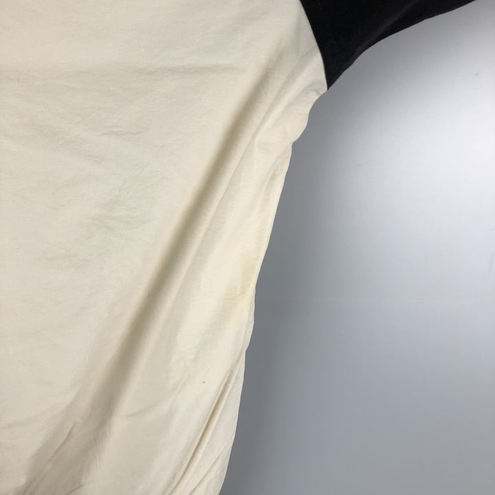 Vintage 80s-90'S Adidas V-neck nylon pullover, men's size L Nylon pale white type Vintage Second Hand