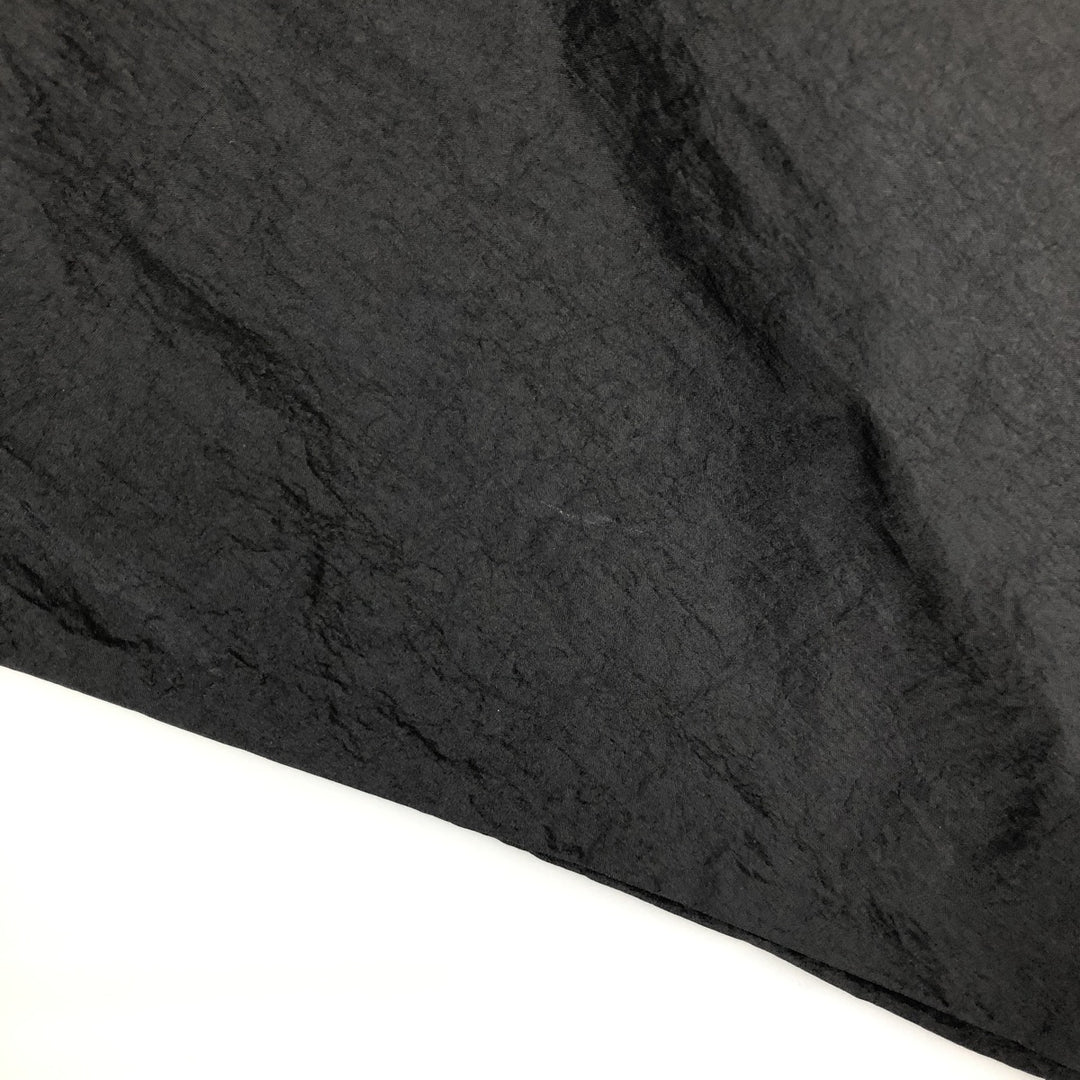 90'S Nike V-neck nylon pullover, men's size M, vintage Nylon black type Vintage Second Hand