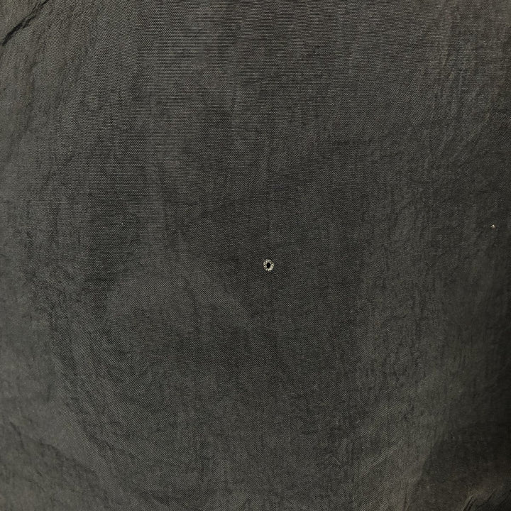 90'S Nike V-neck nylon pullover, men's size L, vintage Nylon black type Vintage Second Hand