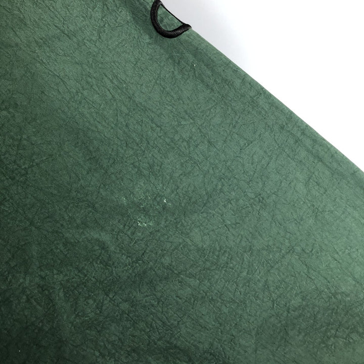 90'S Champion V-neck nylon pullover, men's size L, vintage Nylon green type Vintage Second Hand