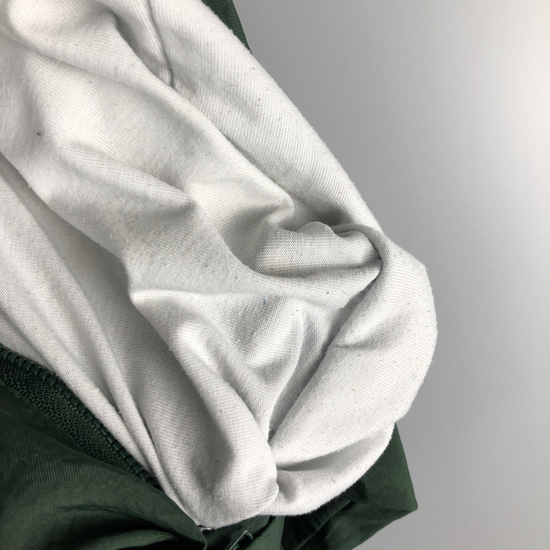 90'S Champion V-neck nylon pullover, men's size L, vintage Nylon green type Vintage Second Hand