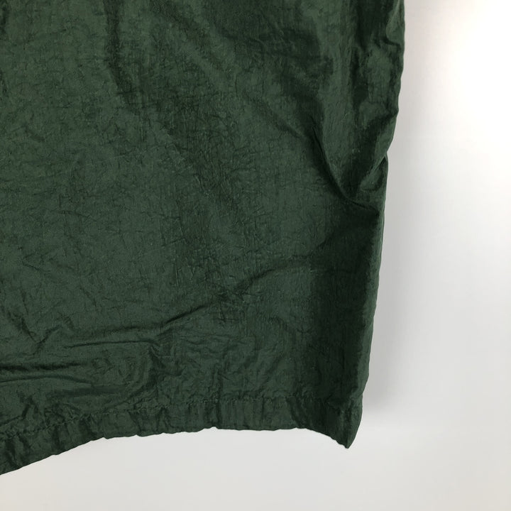 90'S Champion V-neck nylon pullover, men's size L, vintage Nylon green type Vintage Second Hand
