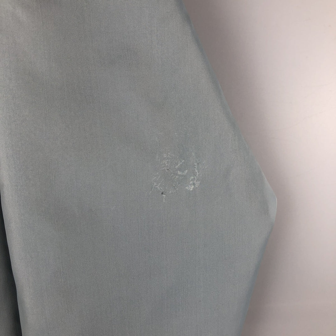 90'S Champion V-neck nylon pullover, men's size L, vintage Nylon green type Vintage Second Hand