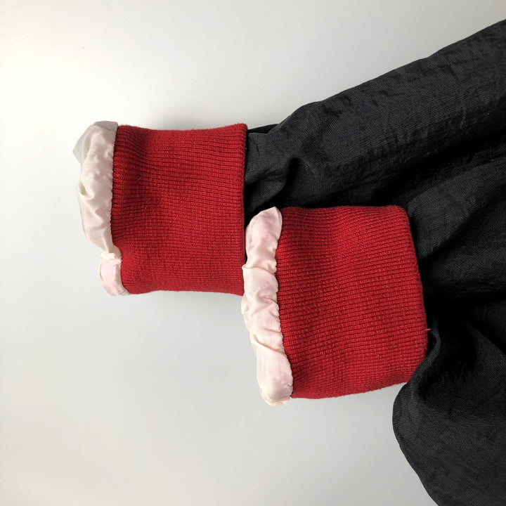 Champion V-neck nylon pullover, men's size M, vintage Nylon black type Vintage Second Hand