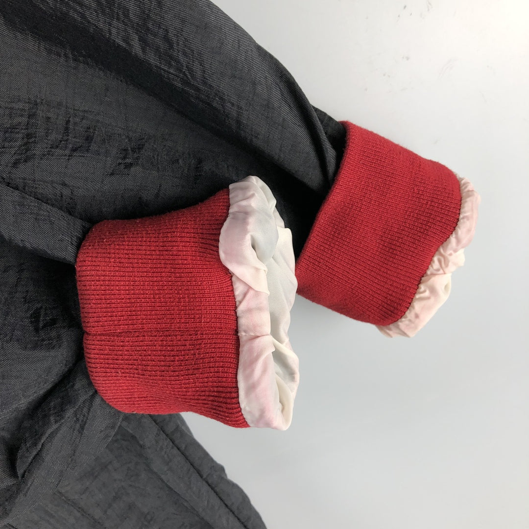 Champion V-neck nylon pullover, men's size M, vintage Nylon black type Vintage Second Hand