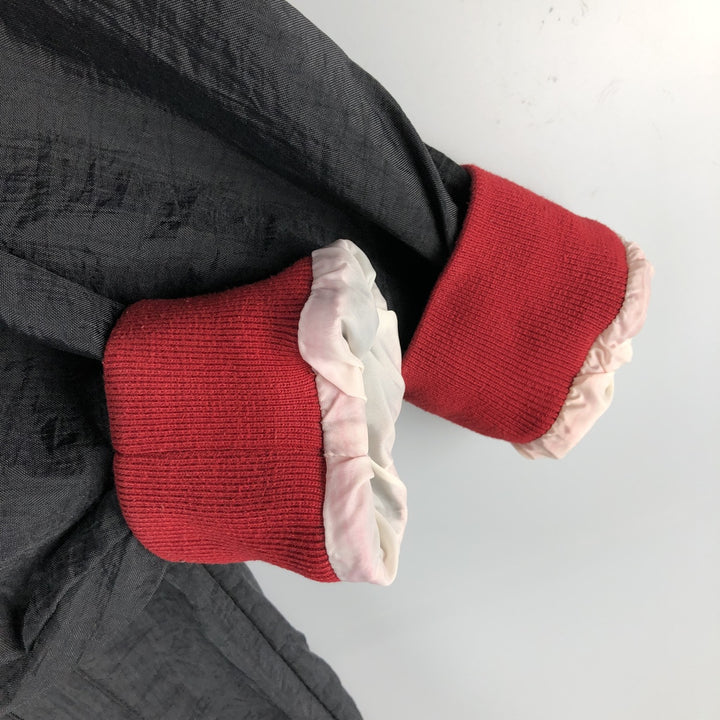 Champion V-neck nylon pullover, men's size M, vintage Nylon black type Vintage Second Hand