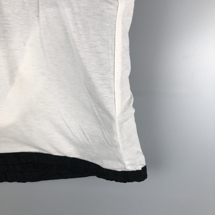 Champion V-neck nylon pullover, men's size M, vintage Nylon black type Vintage Second Hand