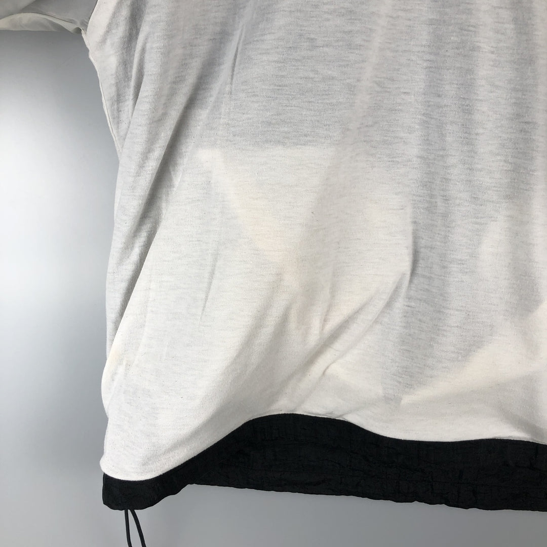 Champion V-neck nylon pullover, men's size M, vintage Nylon black type Vintage Second Hand