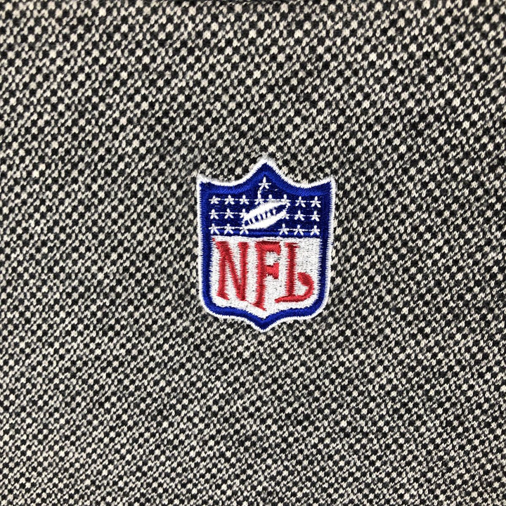 Reebok NFL Green Bay Packers V-neck reversible nylon pullover, men's size L Nylon black type Vintage Second Hand