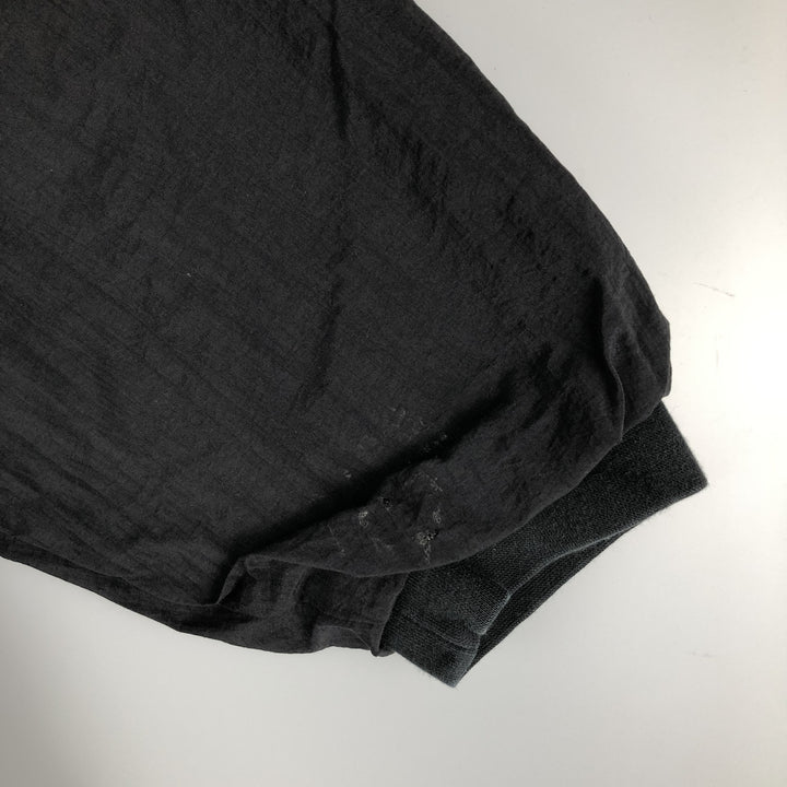 Reebok NFL Green Bay Packers V-neck reversible nylon pullover, men's size L Nylon black type Vintage Second Hand